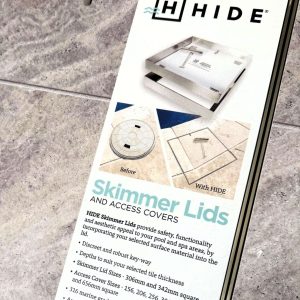 Hide Skimmer Lid Access Cover Kit 156x20mm