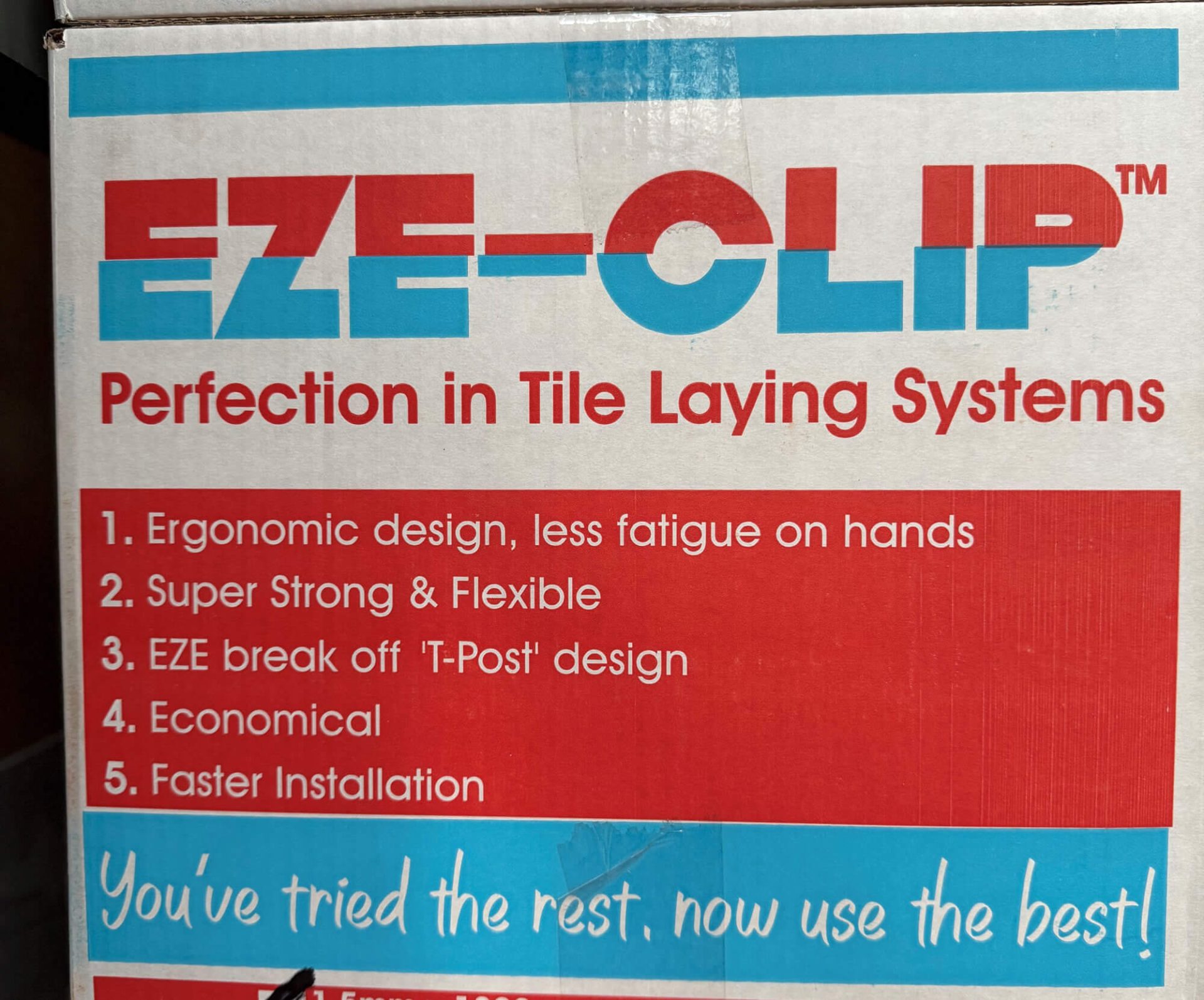 EZE Clips Wedges BLUE Box of 250