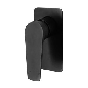 Modern National Cascade Shower Mixer Black