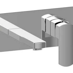 Millenium Konti Wall Basin Mixer Chrome